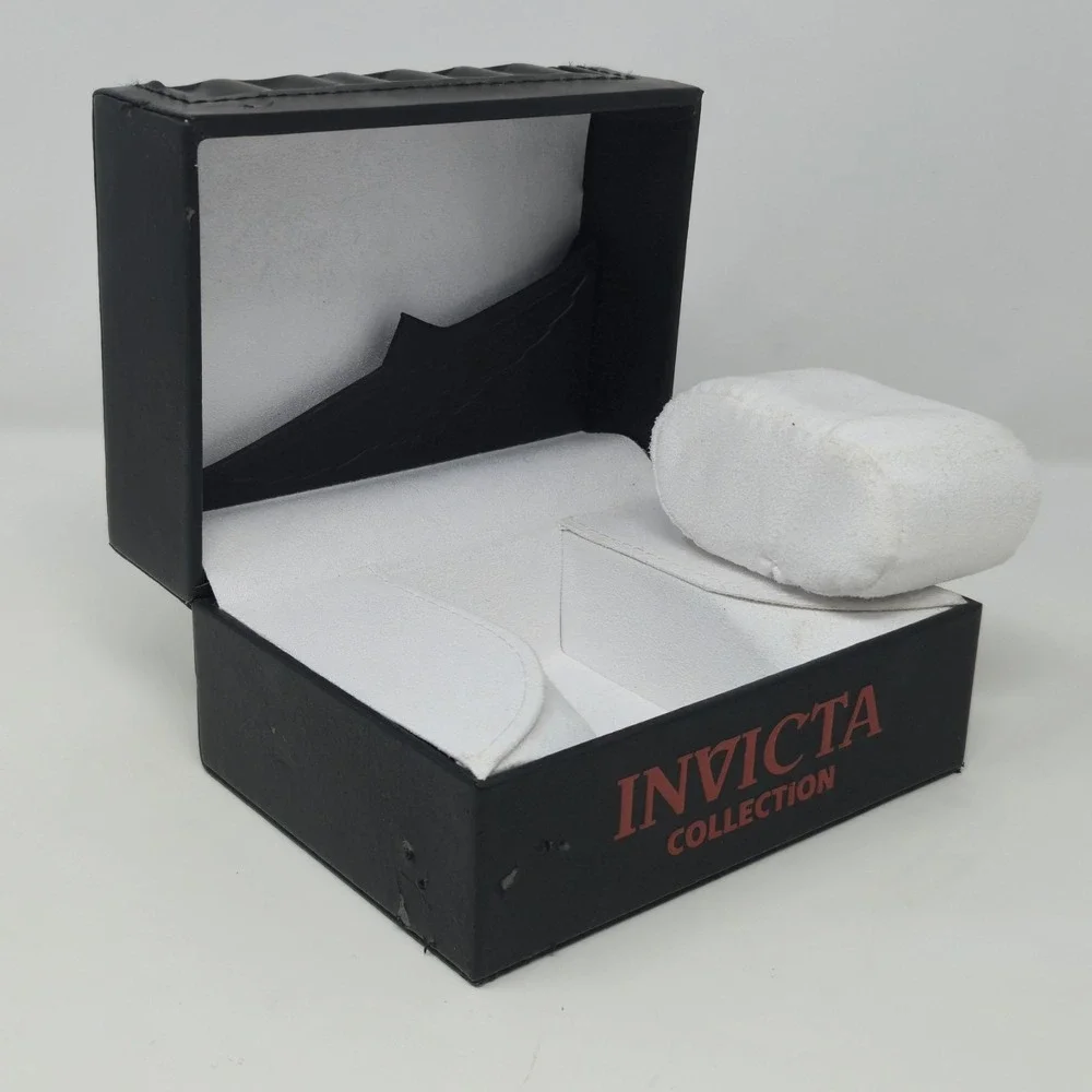 EMPTY Invicta Watch Box Black‎ Wave Case - PEELING EXTERIOR - For Parts/Storage